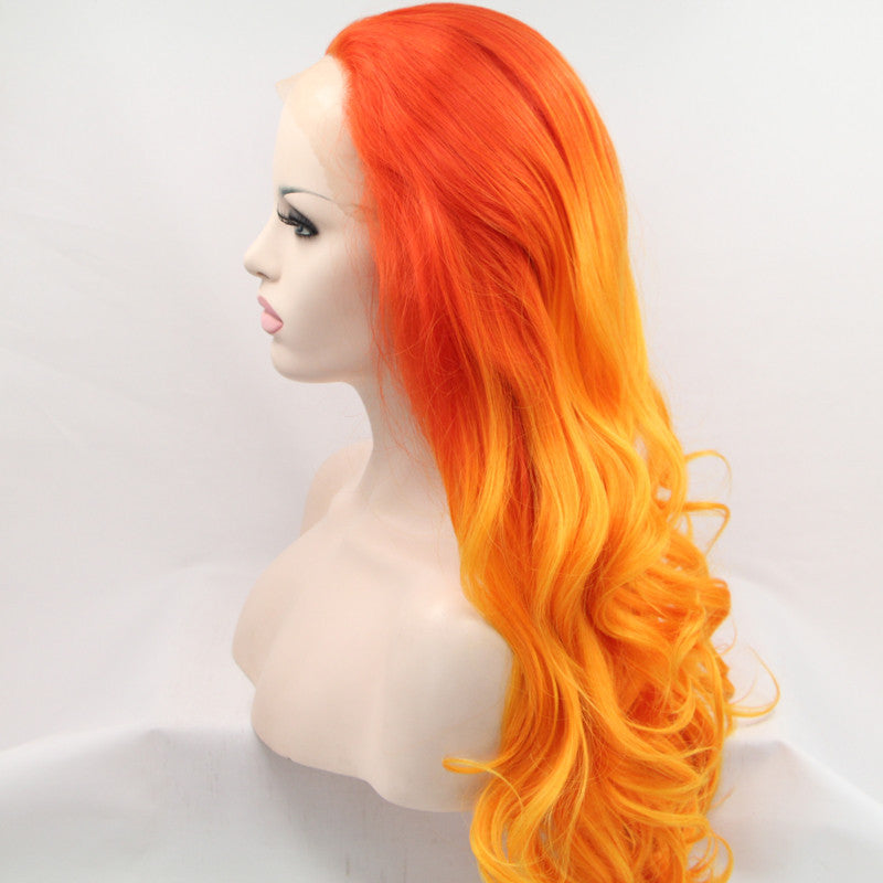 Lace Wig Big Wave Two Tone Head Cover