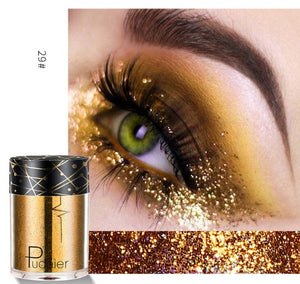 Pudaier 3.5G Makeup Eye Shadow Shimmer Glitter Eye Shadow Powder profissional Matte Eyeshadow Cosmetic paleta de sombra