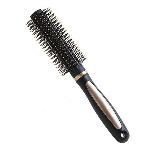 Household Curling Comb With Inner Buckle Shape Hairdressing Cylinder Roller Comb