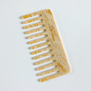 Anti-Static Headwear Marbled Leopard Print Hairdressing Comb
