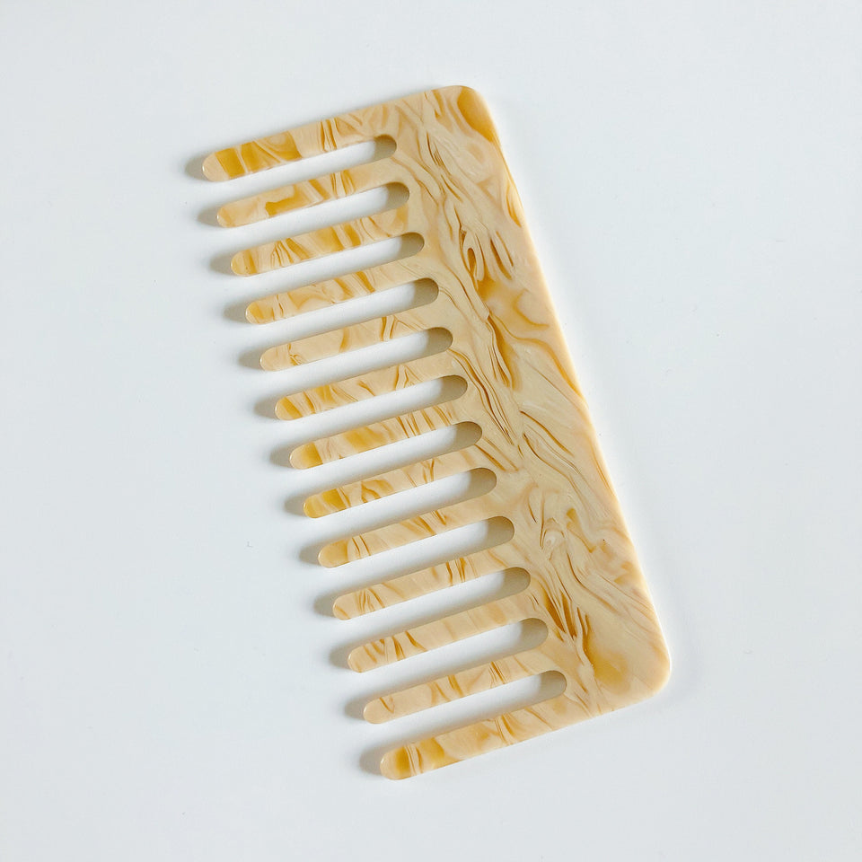 Anti-Static Headwear Marbled Leopard Print Hairdressing Comb