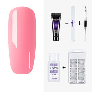 Phototherapy Nail Extension Glue Manicure Free Paper Support Reinforcement Glue Complete Set Of Fast Crystal Glue Nail Mold Tool Set