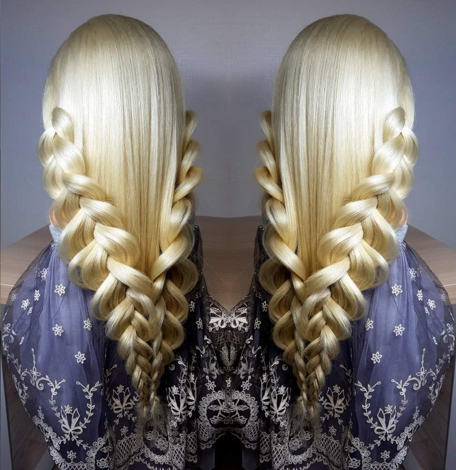 Lace Wig 13x6 Hand-woven High-temperature Fiber Long