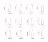 Long Ballet Diamond Long French Fake Nails