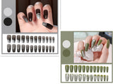 Fake Nail Patches Hand Wearing Art