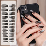 Fake Nail Patches Hand Wearing Art