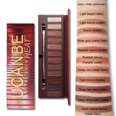 Molten Rock Matte Shimmer Eyeshadow Palette