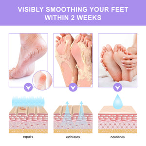 Exfoliating Foot Mask Feet Cream For Dead Skin Removal Foot Care Tool Removing Dead Skin Foot Peeling Whitening Foot
