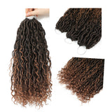 Crochet Dirty Braids Hair – Chemical Fiber Faux Locs, Bohemian Braid Extensions