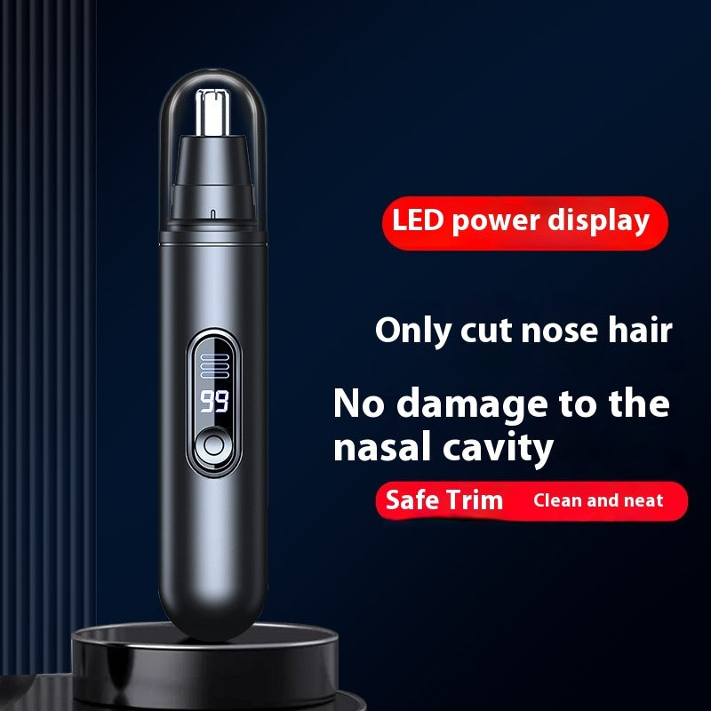 Men's Electric Nose Hair Repair Device LED Digital Display