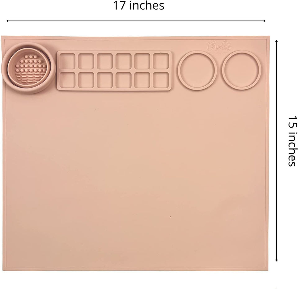 Silicone Painting Mat Kids Graffiti Painting Clay Mat