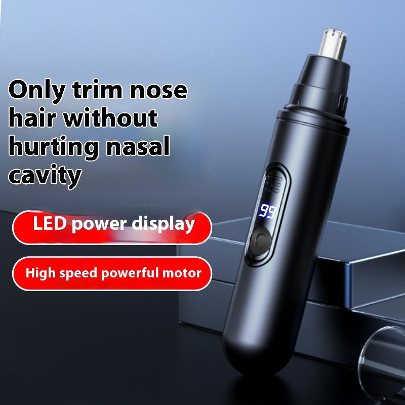 Men's Electric Nose Hair Repair Device LED Digital Display