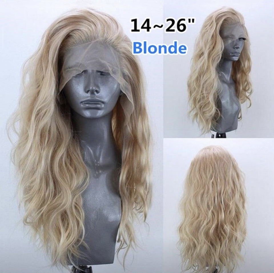 Women's Chemical Fiber Front Lace Cap Curly Wig
