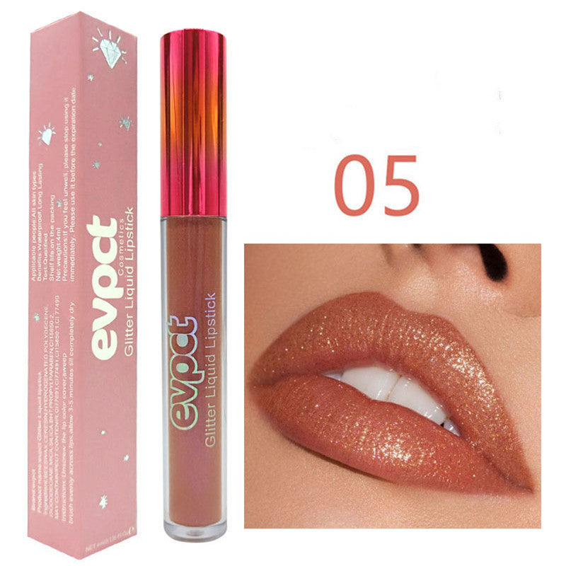 Metallic lip gloss lipstick