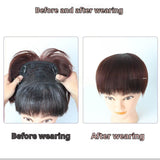 Wig Set Women With White Hair On The Head