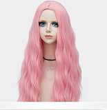 Mid Parting Multicolor Chemical Fiber Wig Full Head Cover