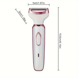 4 in 1 Electric Hair Removal Device Painless Epilator For Face Nose Legs and Underarm Bikini Trimmer Removal Shaver Cleaning Set
