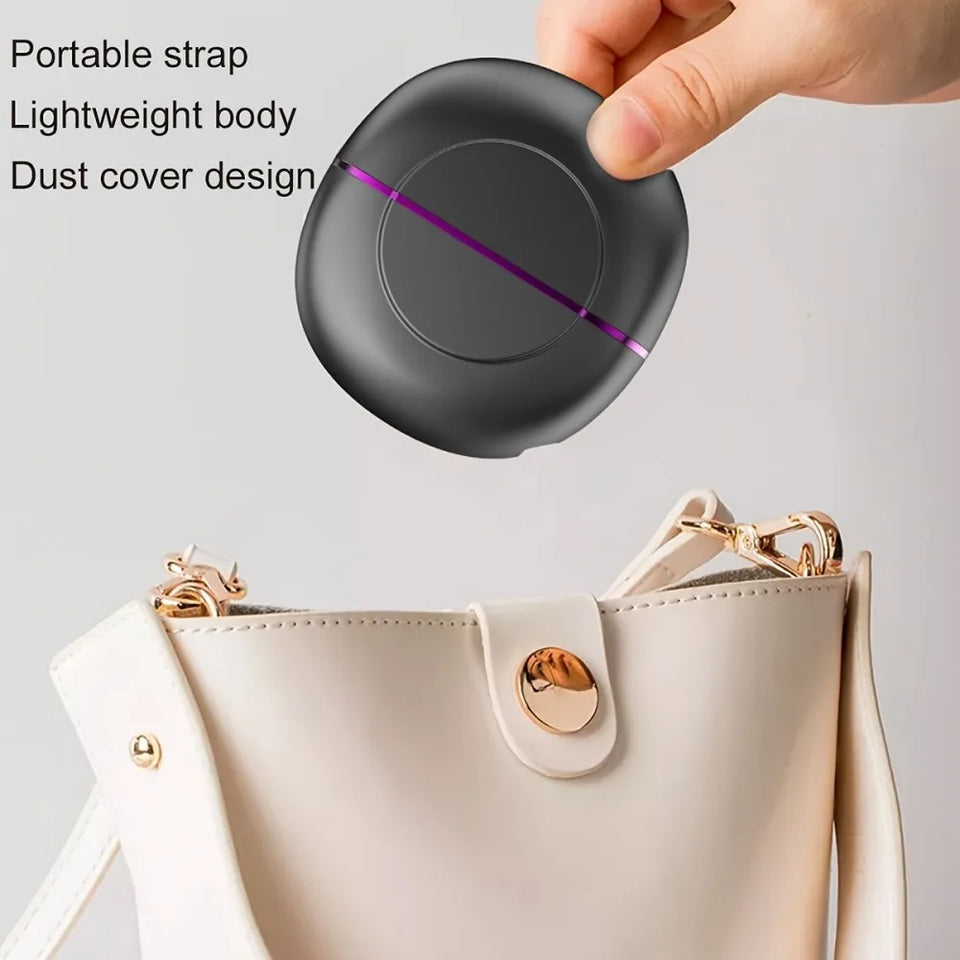 Electric Hot Comb Portable Mini Straight Hair Straightener Comb USB Rechargeable Anti-Scalding Styling Tool Straightening Brush