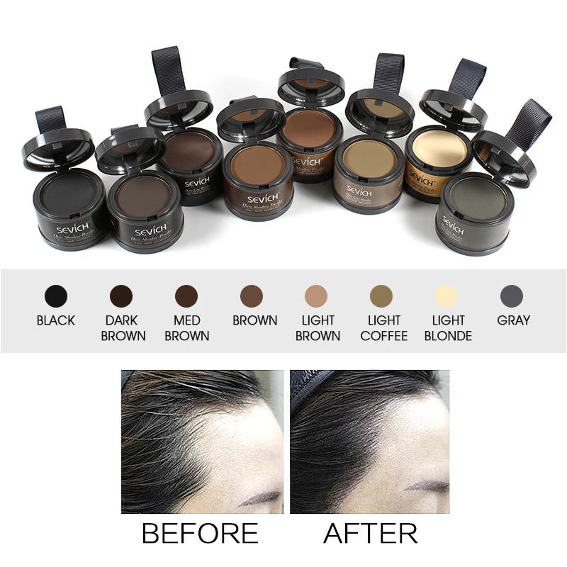 Sevich Hair Building Fibers Hairline Modified Repair Hair Loss Shadow Trimming Powder Makeup Hair Concealer Natural Cover Beauty