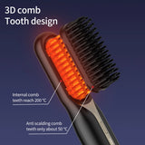 Cordless Hair Straightener Hot Heating Comb Professional Electric Brush for Hair Smoothing Iron Negative Ion Nourish Hair Care