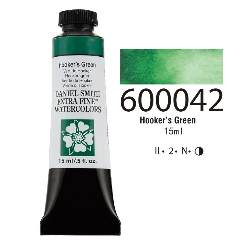 American DANIEL SMITH Series 1 Natural Mineral Extra Fine Watercolor Piant 15ml Paint Tube Painting Artists Drawing Supplies