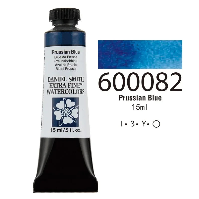 American DANIEL SMITH Series 1 Natural Mineral Extra Fine Watercolor Piant 15ml Paint Tube Painting Artists Drawing Supplies