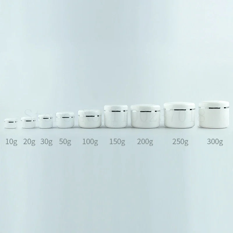 30Pcs/Lot PP Plastic Cream Container Jar Box Mask Sub Travel Bottle Face Lotion Cosmetic Refillable Travel size bottles Mascara