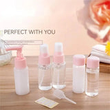 7PCS Travel Bottles Travel Multifunctional Dispenser  Toiletries Set Pressing Sample Spray Bottle Spray Bottle Mascara tube Vial