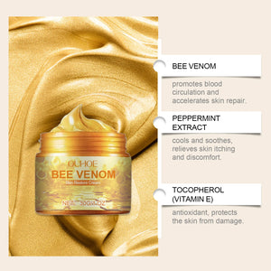 OUHOE Bee Venom Skin Restore Cream - Repair Damaged Skin, Soothe Discomfort, Moisturize, All Skin Types, Anti - aging, Portable