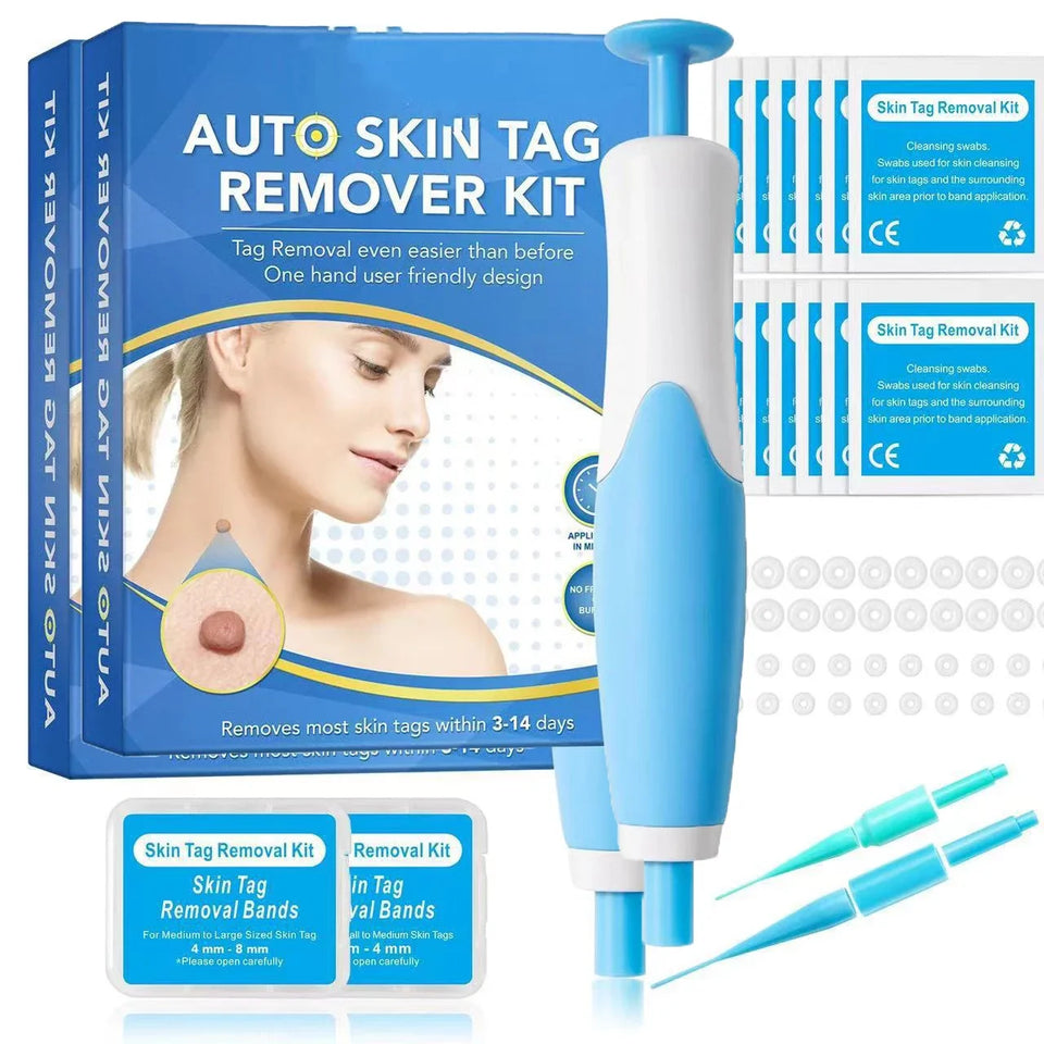 2 In 1 Auto Micro Skin Tag Remover Device Portable Skin Tag Removal Kit Adult Mole Stain Wart Corn Remover Face Care Beauty Tool