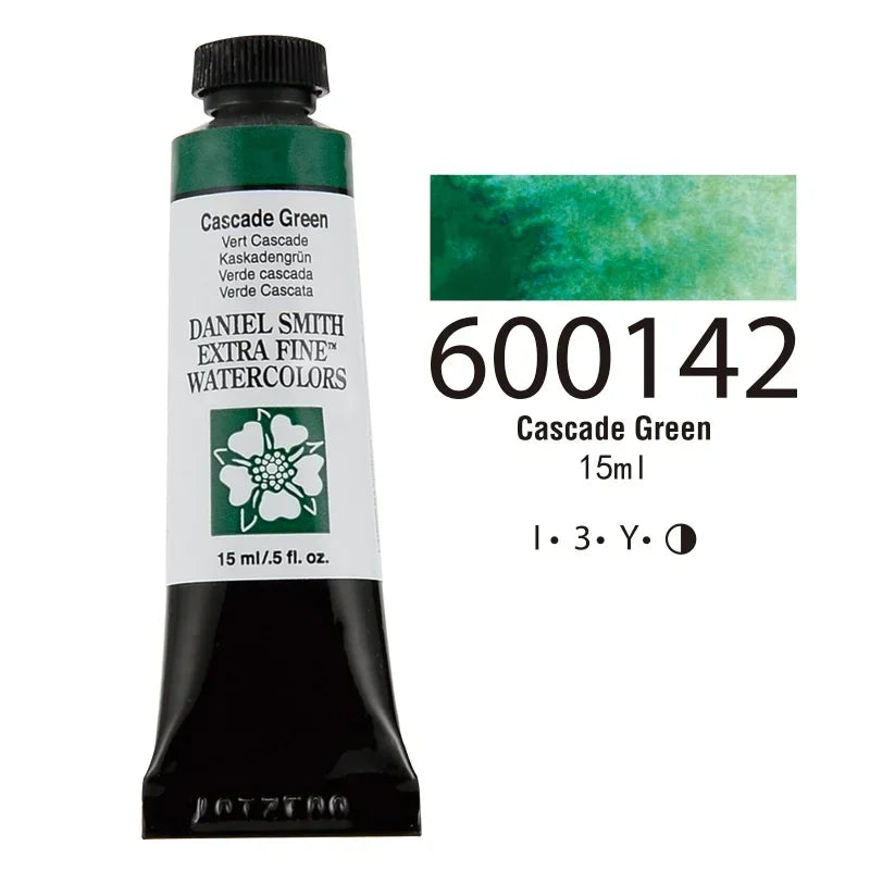 American DANIEL SMITH Series 1 Natural Mineral Extra Fine Watercolor Piant 15ml Paint Tube Painting Artists Drawing Supplies