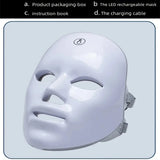 7 Color LED Photon Therapy Face Beauty Skin Care Phototherapy Mask for Light Treatment