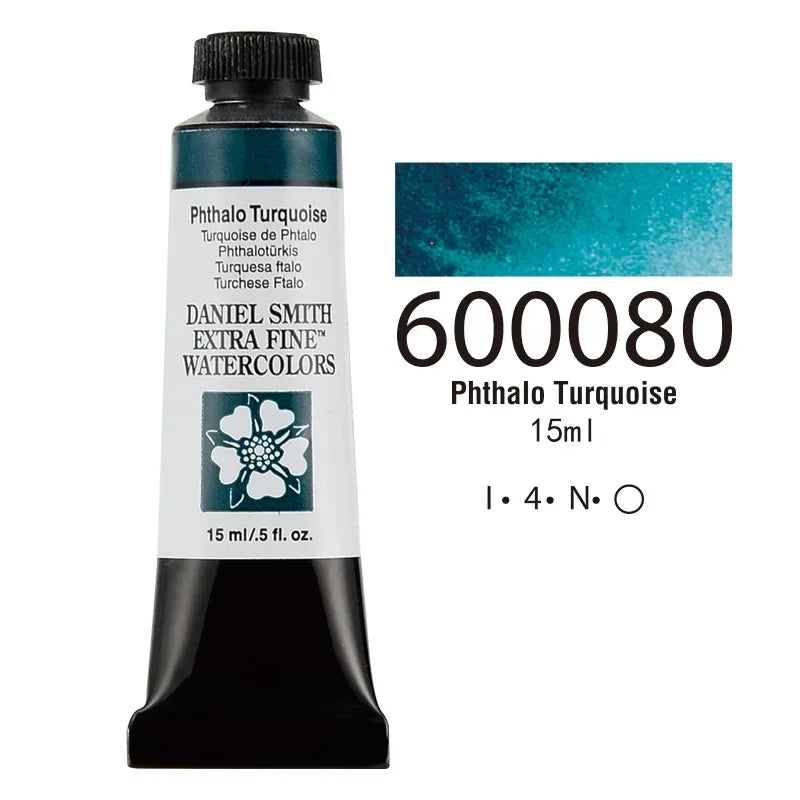 American DANIEL SMITH Series 1 Natural Mineral Extra Fine Watercolor Piant 15ml Paint Tube Painting Artists Drawing Supplies