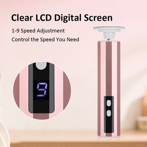 Wireless Foot Care File Leg Heels Remove USB Rechargeable Dead Skin Pedicure Tool with Replacement Sandpaper Foot Care Tool