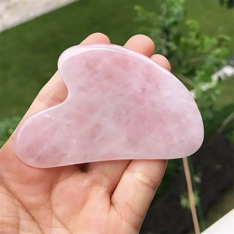 Natural Stone GuaSha Jade Facial Beauty Scraping Massage Tools Firm Skin Care Face Gua Sha SPA Physical Therapy