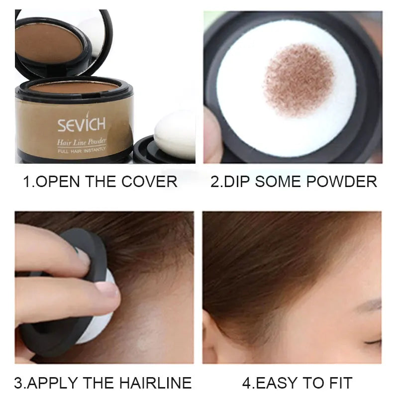Hair Shadow Powder Hairline Modified Repair Hair Shadow Trimming Powder Makeup Hair Concealer Natural Cover Beauty Hot Sale