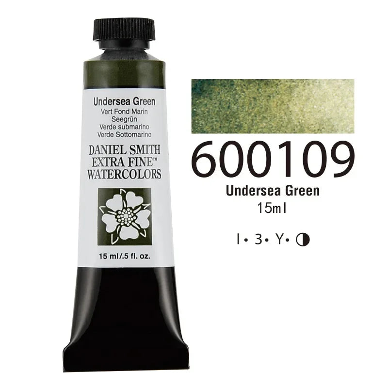 American DANIEL SMITH Series 1 Natural Mineral Extra Fine Watercolor Piant 15ml Paint Tube Painting Artists Drawing Supplies