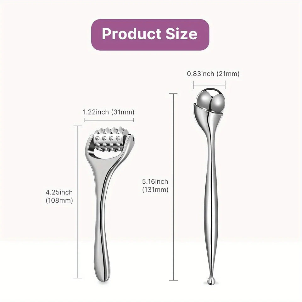 Newest Stainless Steel Full Body Roller Ice Roller Beauty Stick Face Eye Massager Face Firming Lifting Tightening Massage Tools