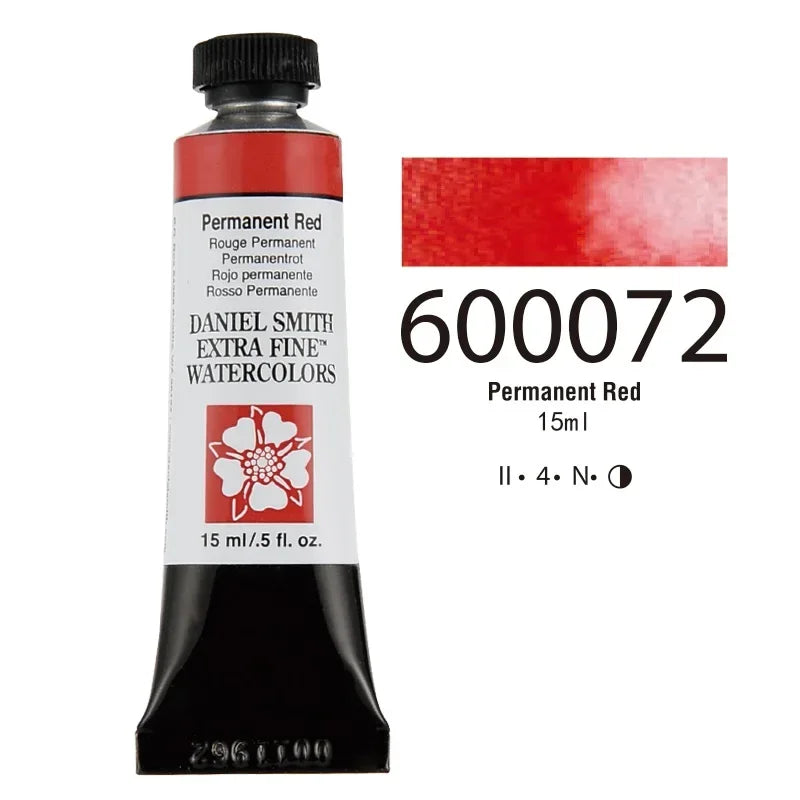 American DANIEL SMITH Series 1 Natural Mineral Extra Fine Watercolor Piant 15ml Paint Tube Painting Artists Drawing Supplies