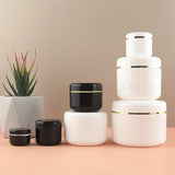 30Pcs/Lot PP Plastic Cream Container Jar Box Mask Sub Travel Bottle Face Lotion Cosmetic Refillable Travel size bottles Mascara