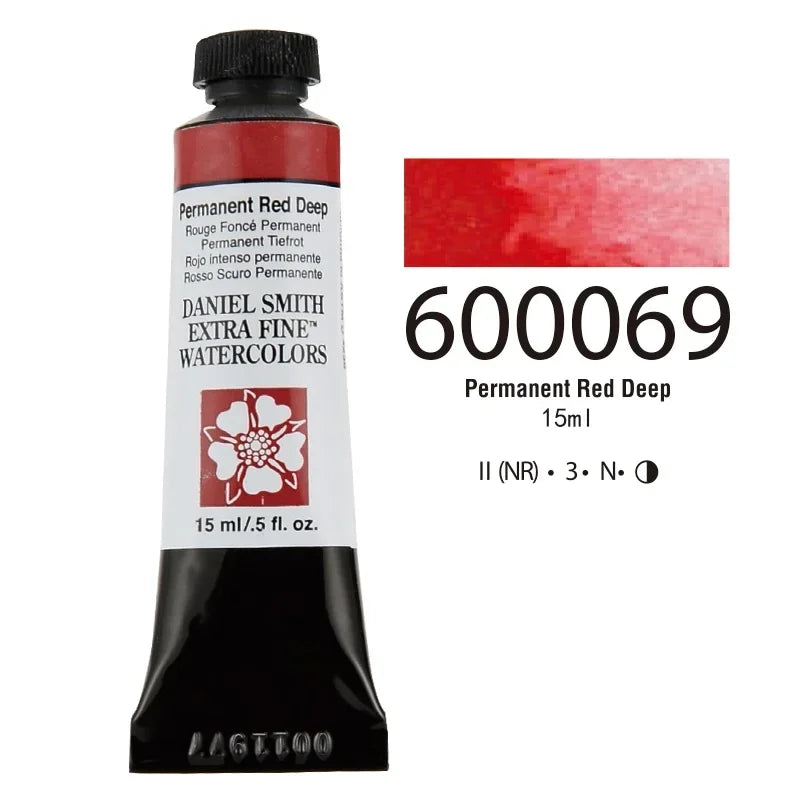American DANIEL SMITH Series 1 Natural Mineral Extra Fine Watercolor Piant 15ml Paint Tube Painting Artists Drawing Supplies
