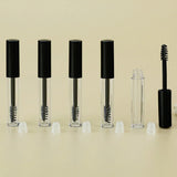 1pcs Refillable Mascara Empty Bottles Black Cap Plastic Mascara Tubes Eyelash Cream Container Eyelash Growth Liquid DIY Tools