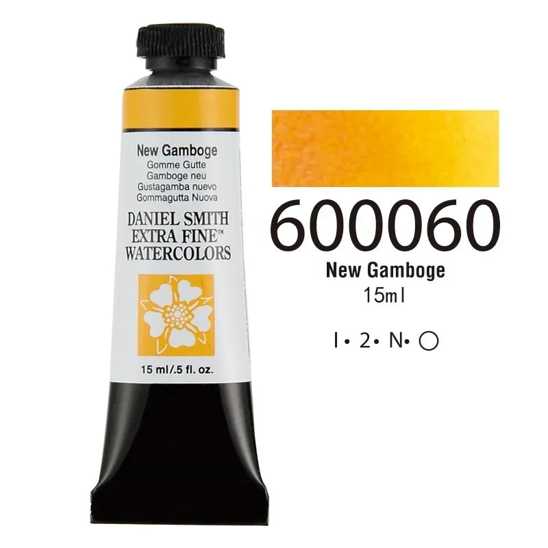 American DANIEL SMITH Series 1 Natural Mineral Extra Fine Watercolor Piant 15ml Paint Tube Painting Artists Drawing Supplies