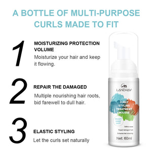 Curly Hair Shaping Mousse Moisturizing Anti-frizz