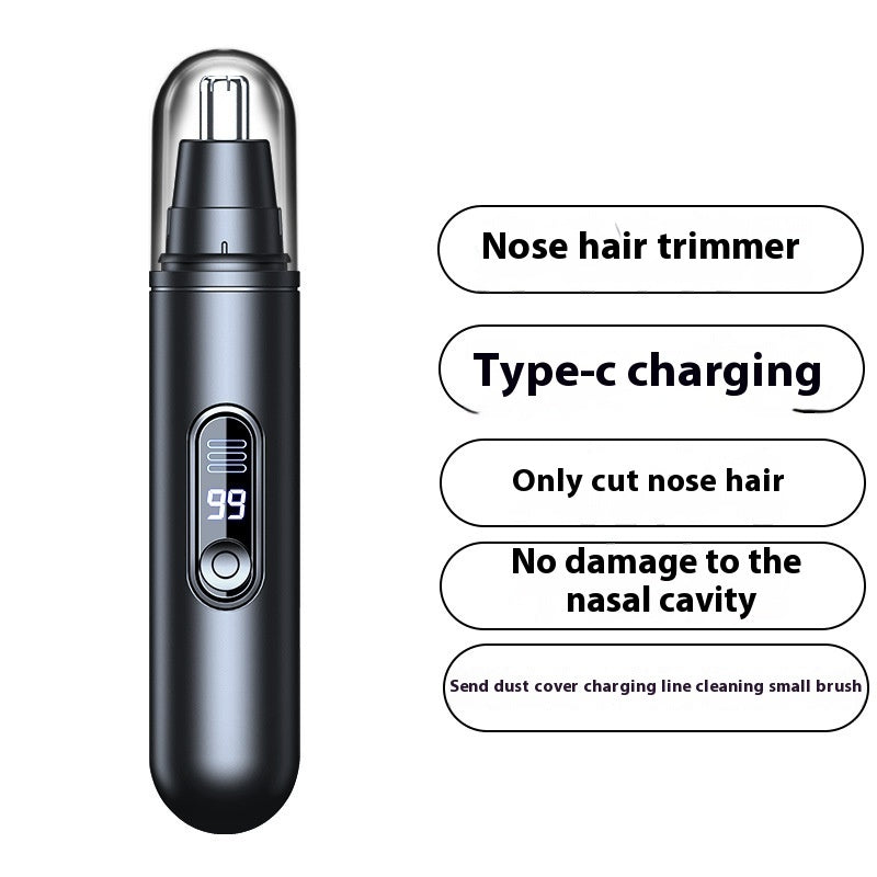 Men's Electric Nose Hair Repair Device LED Digital Display