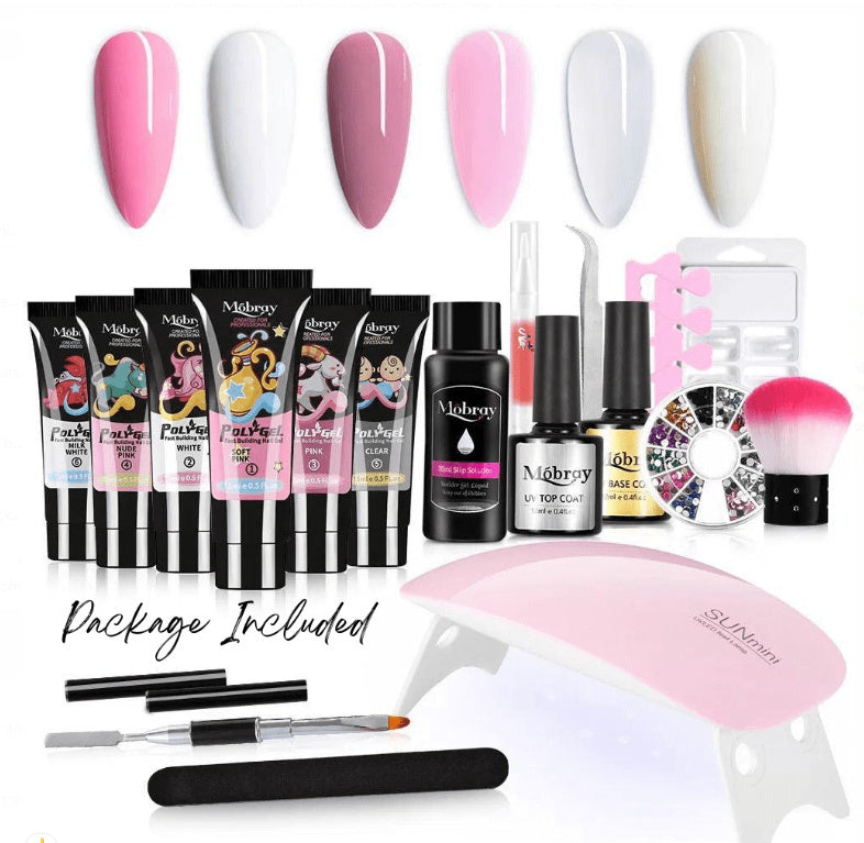 Nail Crystal Extension Gel Set