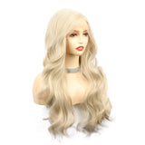 Women's Big Wave Front Lace Wig – Chemical Fiber, Voluminous Curls Full Head Cover